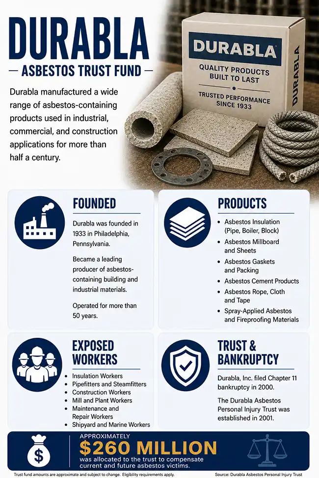 Durabla Manufacturing Company and Durabla Canada Ltd. Asbestos Trust